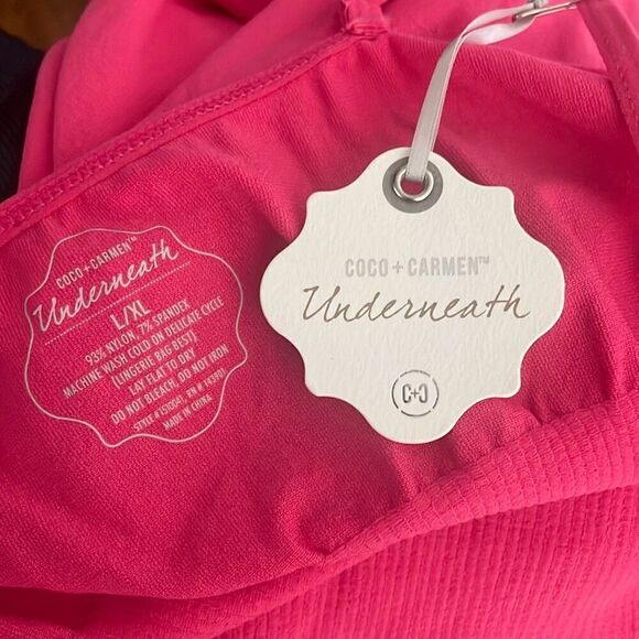 Coco + Carmen Underneath Stretch Slip Dress L/XL NEW - Picture 6 of 7